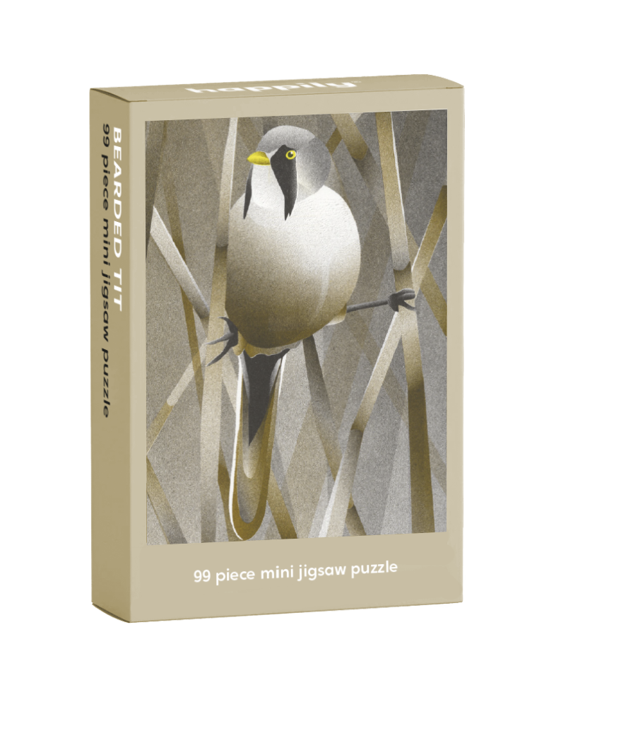 Bearded Tit - 99 Piece Mini Jigsaw Puzzle