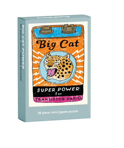 Big Cat Power - 99 Piece Mini Jigsaw Puzzle