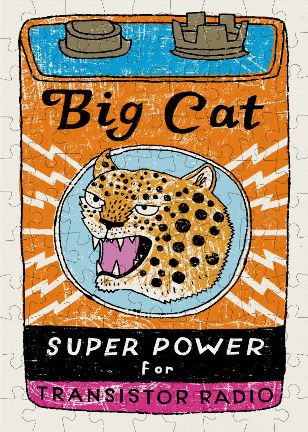 Big Cat Power - 99 Piece Mini Jigsaw Puzzle