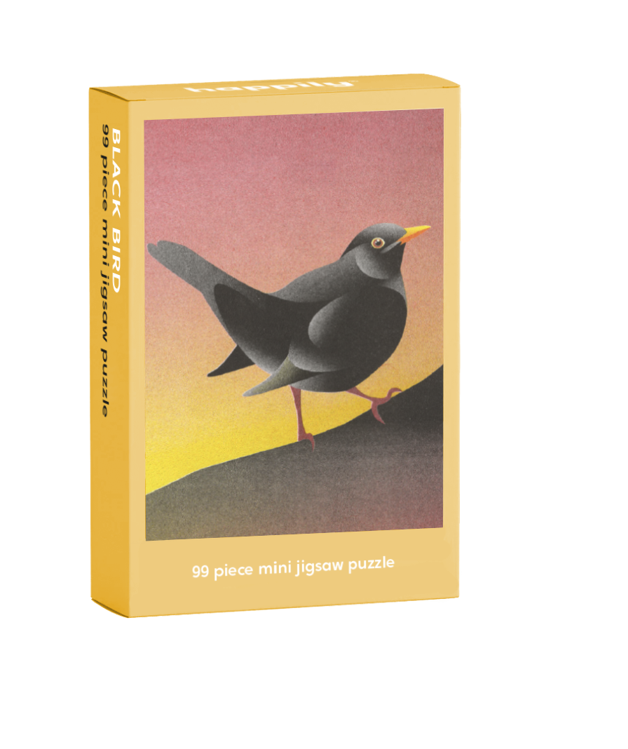 Blackbird - 99 Piece Mini Jigsaw Puzzle