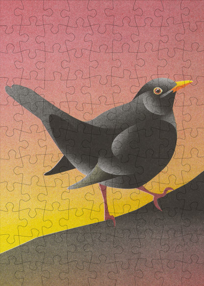 Blackbird - 99 Piece Mini Jigsaw Puzzle