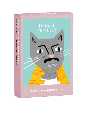 Freddie Purrcury - 99 Piece Mini Jigsaw Puzzle