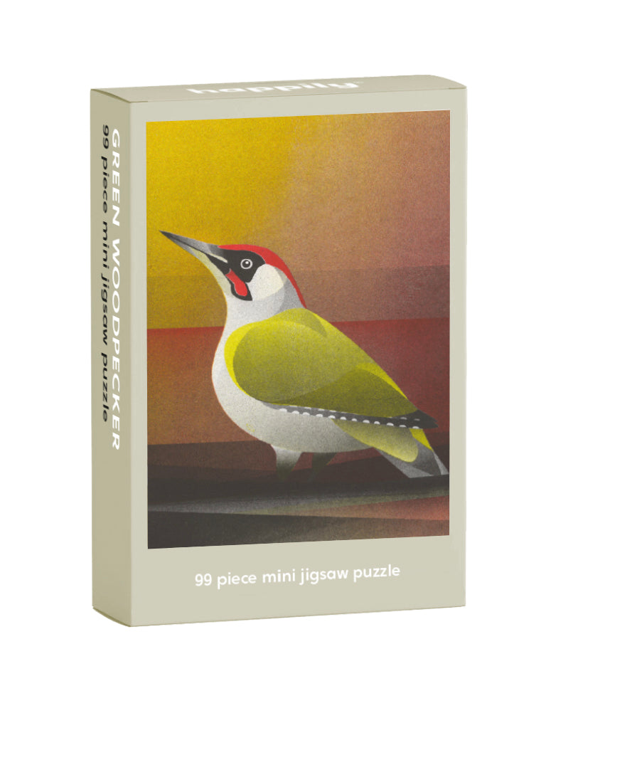 Green Woodpecker - 99 Piece Mini Jigsaw Puzzle